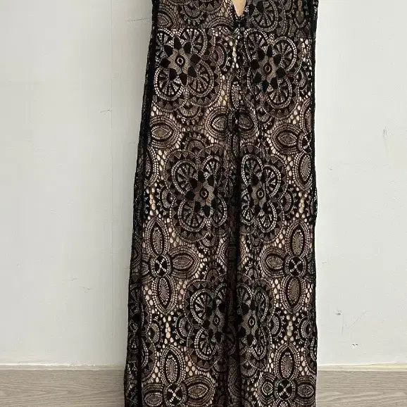 [BUNJANG] Forever 21 Lace Long Dress / Forever 21 레이스 롱 드레스 블랙 S