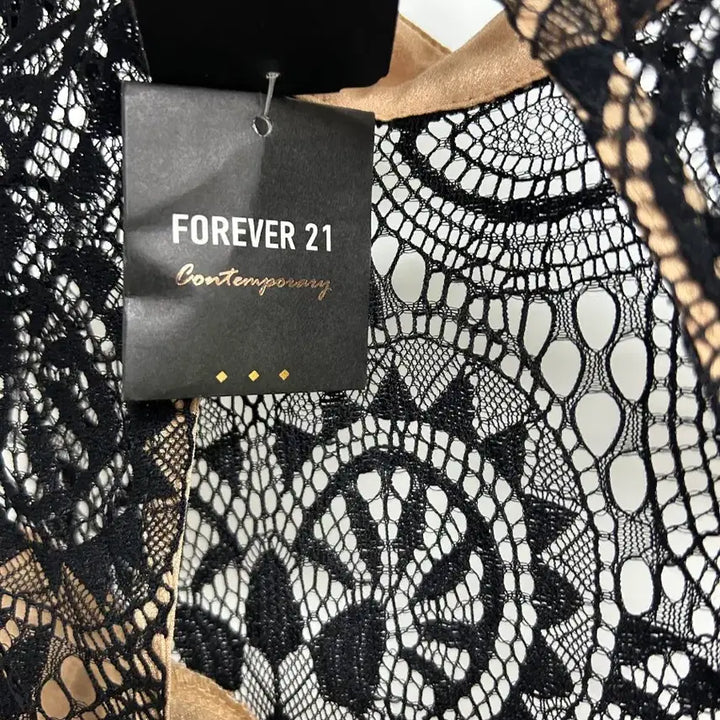 [BUNJANG] Forever 21 Lace Long Dress / Forever 21 레이스 롱 드레스 블랙 S