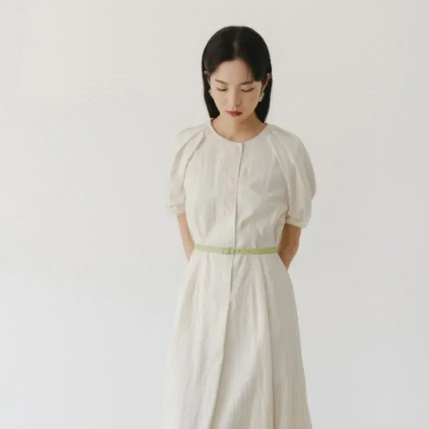 [BUNJANG] Merci Beaucoup Vase Dress Ice Vanilla / 메비( 구 메르시비앙) Vase Dress 아이스 바닐라