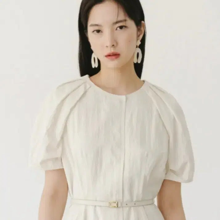 [BUNJANG] Merci Beaucoup Vase Dress Ice Vanilla / 메비( 구 메르시비앙) Vase Dress 아이스 바닐라