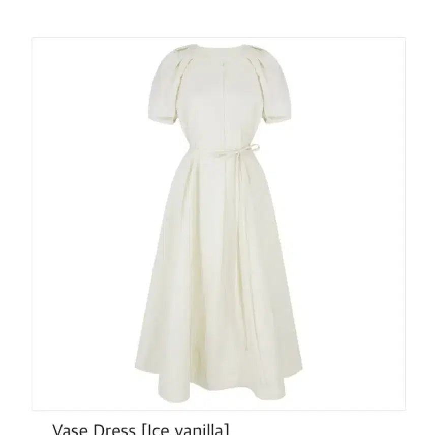 [BUNJANG] Merci Beaucoup Vase Dress Ice Vanilla / 메비( 구 메르시비앙) Vase Dress 아이스 바닐라