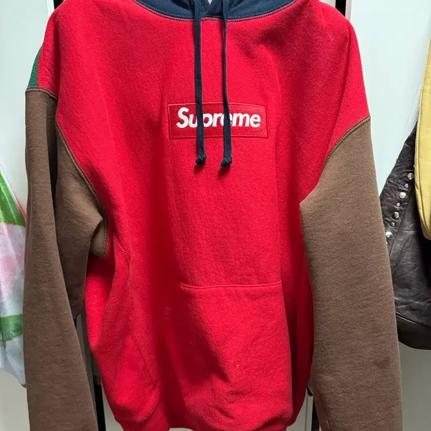 [BUNJANG] Supreme Multicolor Box Logo Hoodie / 슈프림 멀티컬러 박스 로고 후드티