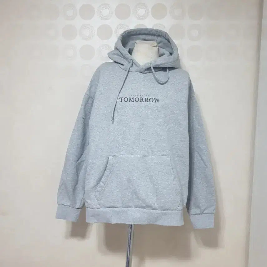 [BUNJANG] Tomorrow Grey Hoodie / 투마로우 그레이후드티66 후드티66