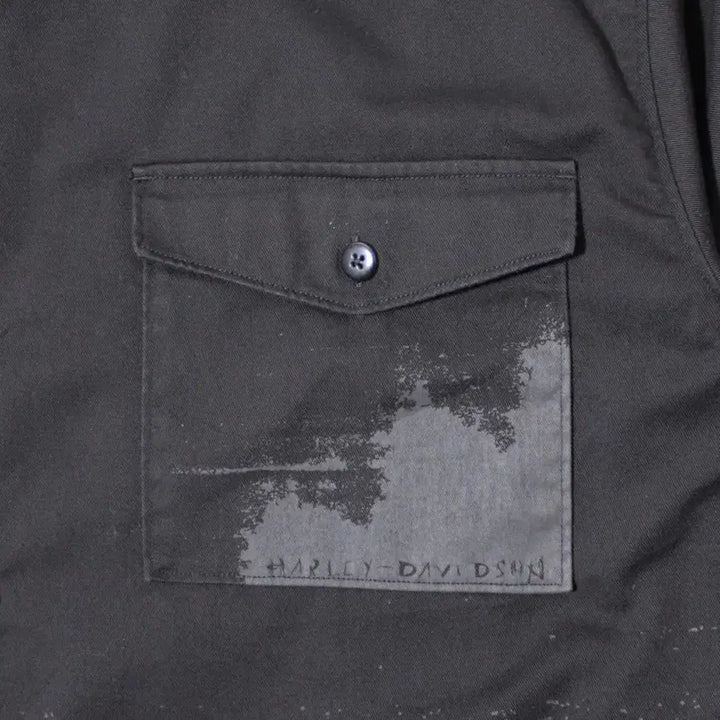 [BUNJANG] Harley-Davidson Back Graphic Work Shirt / Harley-Davidson 할리 데이비슨 백 그래픽 워크 셔츠