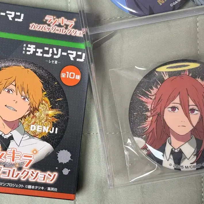 [BUNJANG] Chainsaw Man Reze Edition Lamekira Can Badge Angel Devil / 미개봉) 체인소맨 레제편 라메키라 캔뱃지 천사의 악마
