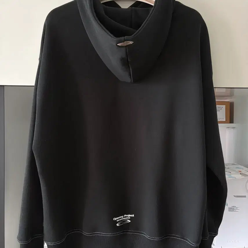 [BUNJANG] Opening Project Identity Hoodie - Black / [2] 오프닝프로젝트 Identity Hoodie - Black