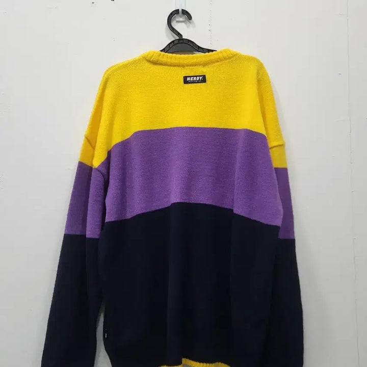[BUNJANG] Nerdy Big Logo Oversized Knit Sweater (Men&