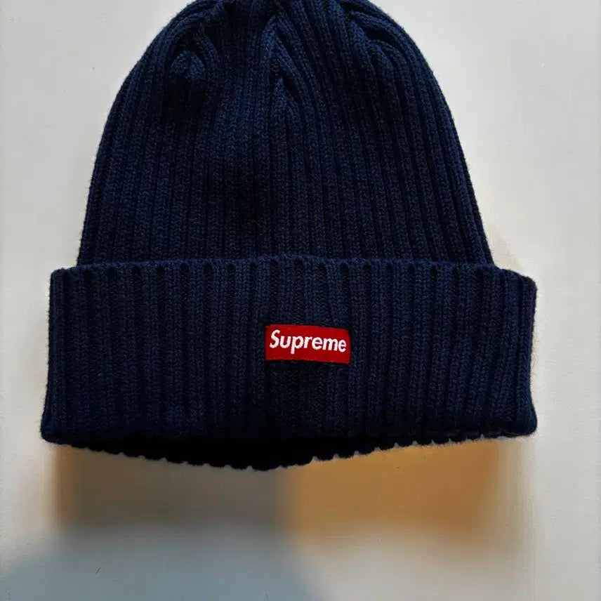[BUNJANG] Supreme Overdyed Beanie Navy / 슈프림 오버다이드 비니 네이비