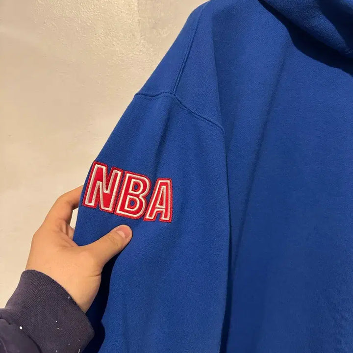 [BUNJANG] NBA 00s Vintage Snap Hooded Jacket / 빈티지 00s NBA 스냅 후드자켓