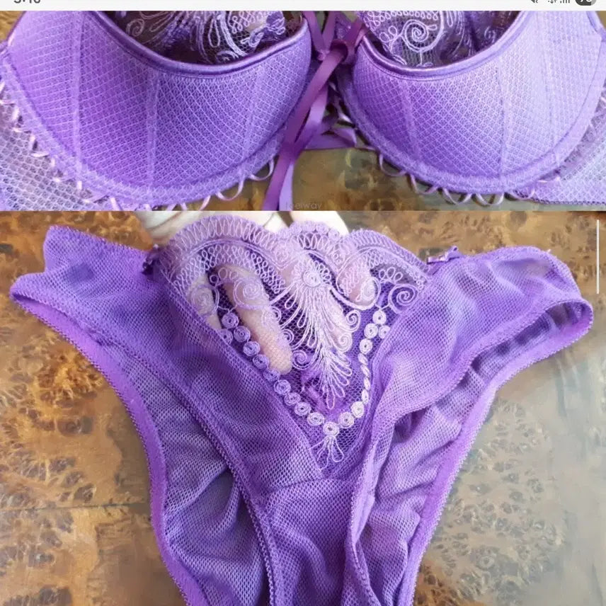 [BUNJANG] Valisere Bra and Panty Set / 새상 프랑스 명품 valisere 브라 팬티 세트