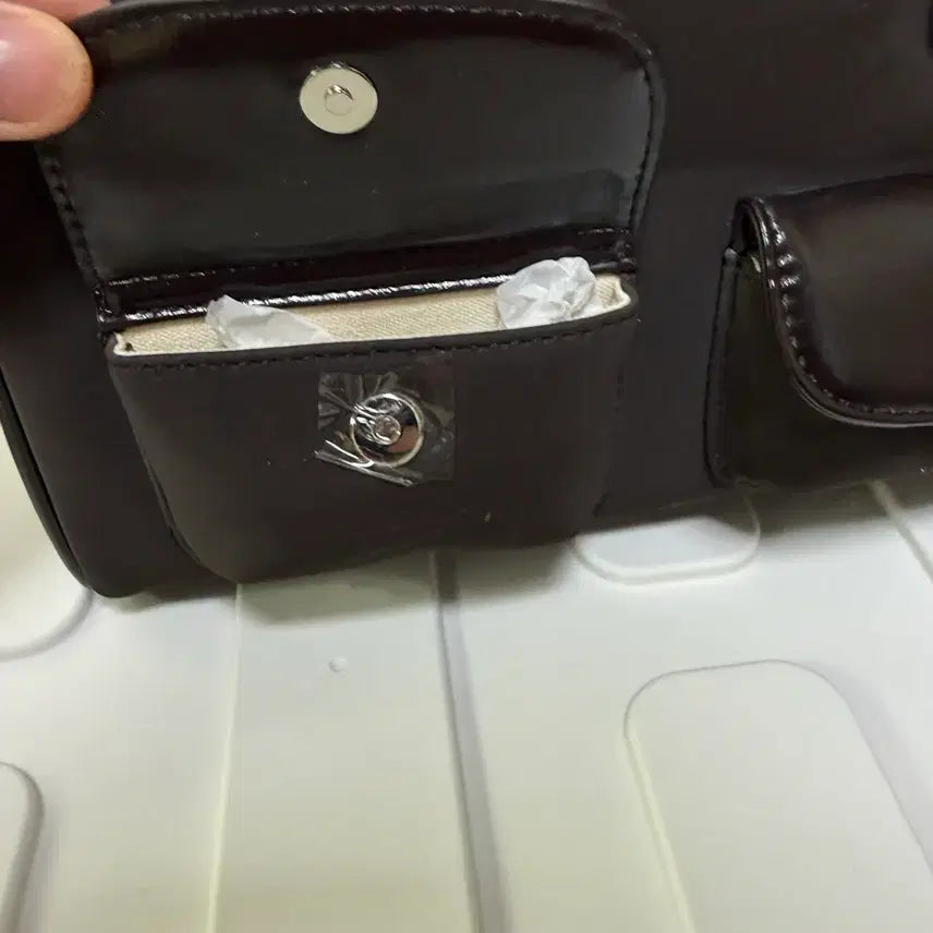 [BUNJANG] Stand Oil Chouchou Bag Maroon Combi / 스탠드오일 츄비백 마론콤비
