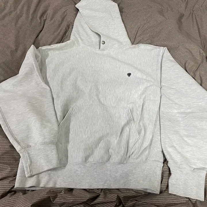 [BUNJANG] Heritagefloss 221 Reverse Hoodie Melange Gray / [ L ] 21FW 헤리티지플로스 221 리버스 후디 멜란지 그레이