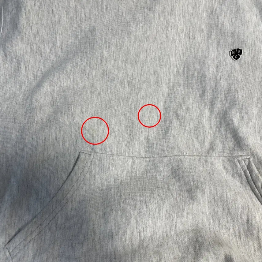 [BUNJANG] Heritagefloss 221 Reverse Hoodie Melange Gray / [ L ] 21FW 헤리티지플로스 221 리버스 후디 멜란지 그레이
