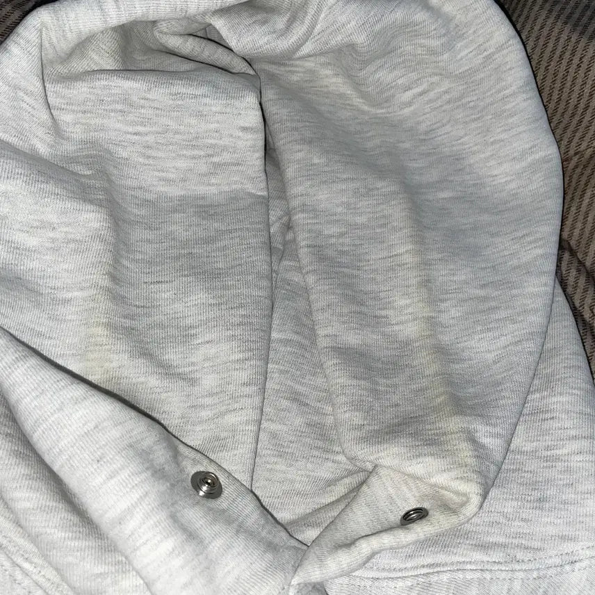 [BUNJANG] Heritagefloss 221 Reverse Hoodie Melange Gray / [ L ] 21FW 헤리티지플로스 221 리버스 후디 멜란지 그레이