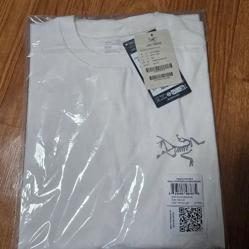 [SOLD OUT] 아크테릭스 반팔 티셔츠 화이트 M