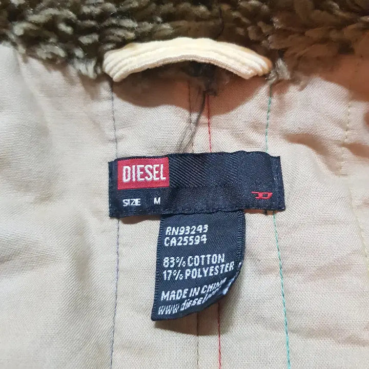 [BUNJANG] Diesel Corduroy Padded Jacket (Size M) / 디젤코듀로이패딩지켓m