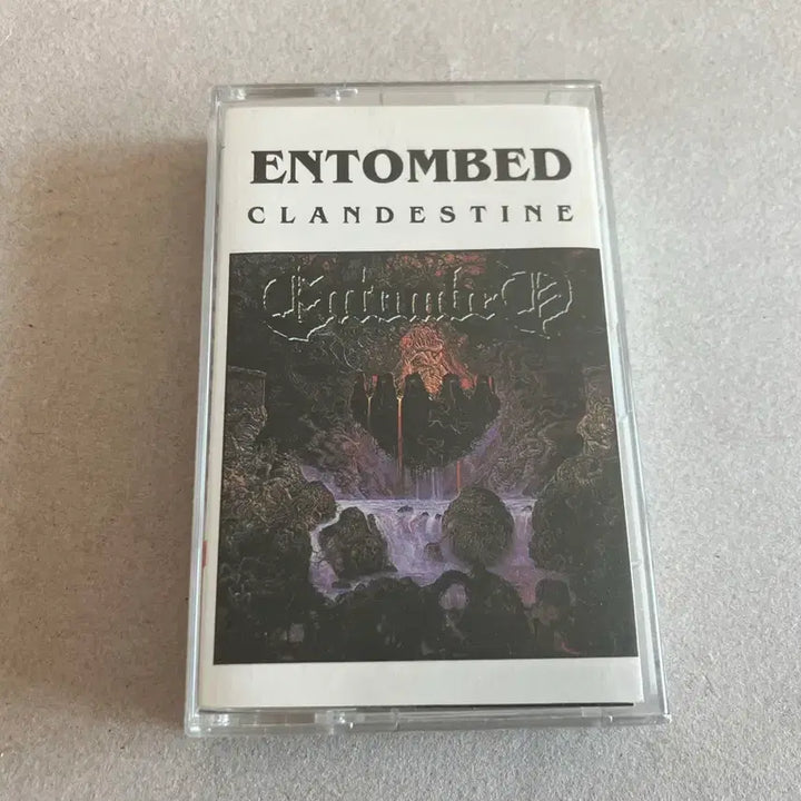 [SOLD OUT] 90년대 인툼드 Clandestine 데스메탈 카세트테이프