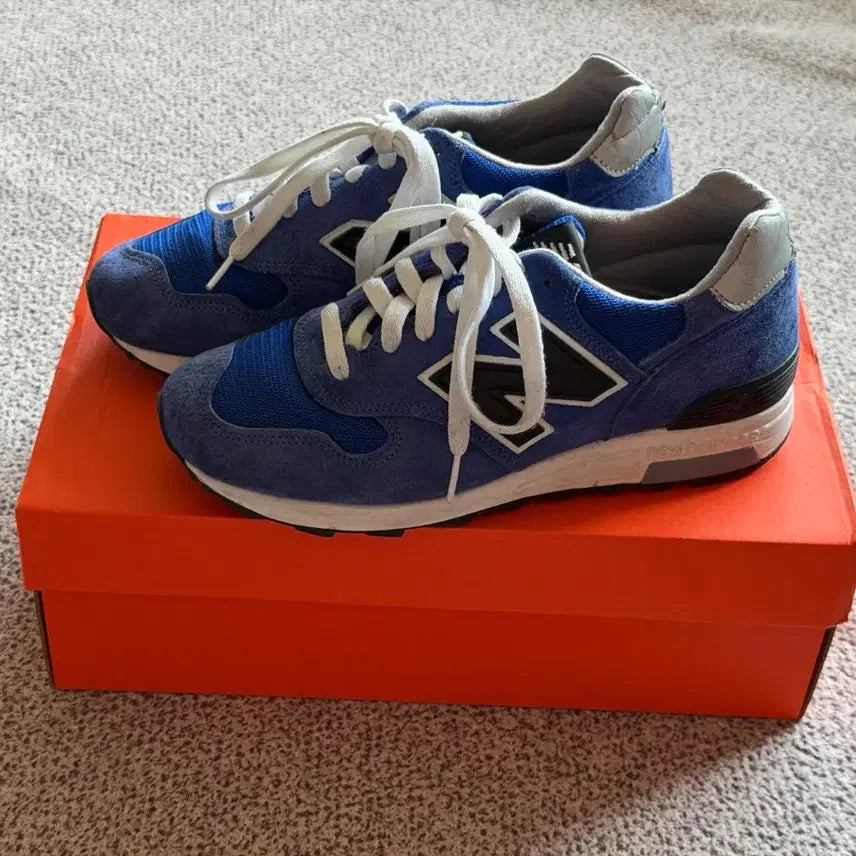 [BUNJANG] New Balance 576 Cobalt Blue Suede Sneakers (240) / 뉴발란스 1400 코발트 스웨이드 운동화 240