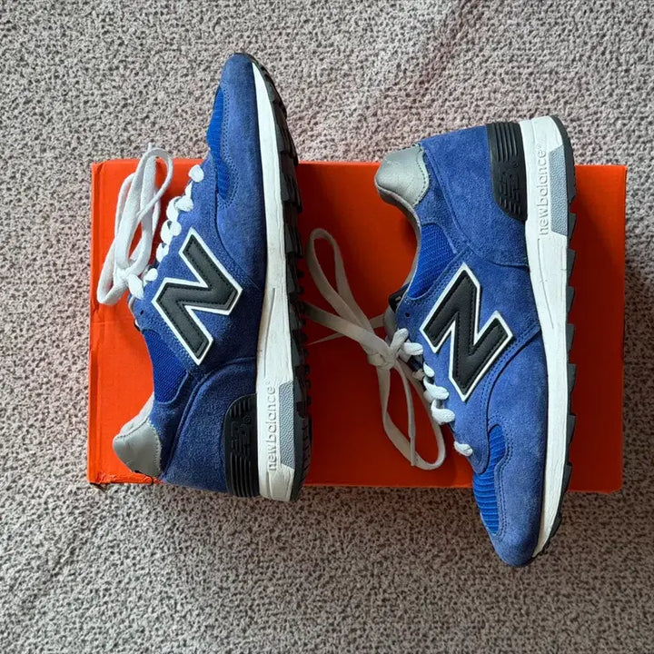 [BUNJANG] New Balance 576 Cobalt Blue Suede Sneakers (240) / 뉴발란스 1400 코발트 스웨이드 운동화 240