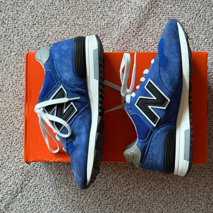 [BUNJANG] New Balance 576 Cobalt Blue Suede Sneakers (240) / 뉴발란스 1400 코발트 스웨이드 운동화 240