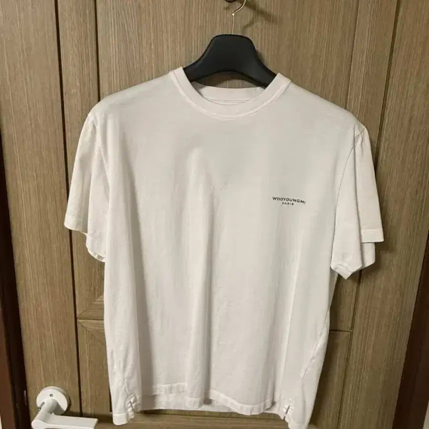 [BUNJANG] Wooyoungmi Flower Back Logo T-shirt / [ 46 ] 우영미 플라워 백로고 반팔티