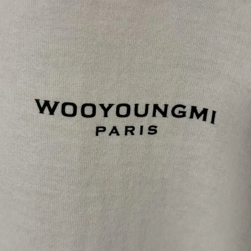 [BUNJANG] Wooyoungmi Flower Back Logo T-shirt / [ 46 ] 우영미 플라워 백로고 반팔티
