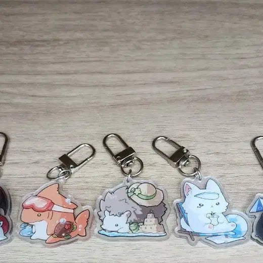 [BUNJANG] Lee Revolution 4th Anniversary Keyring Bundle Set / 리레볼루션 4주년 키링 5개 일괄