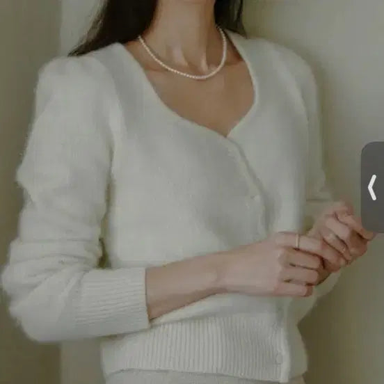 [BUNJANG] Sii Rachel Raccoon Shape Cardigan / 시에 레이첼 라쿤 쉐입 가디건