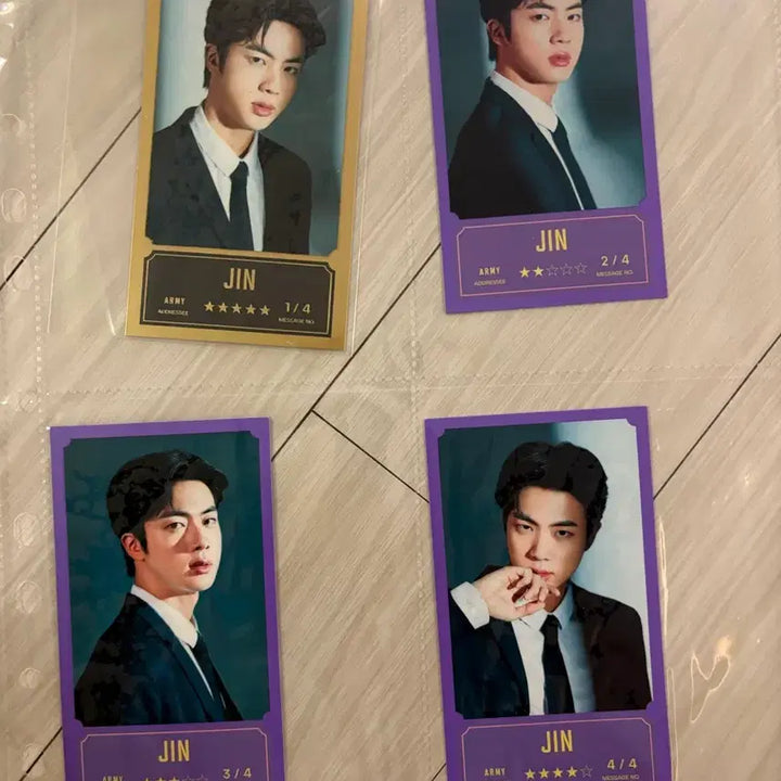 [BUNJANG] BTS Jin Bang Bang Con Message Photocard Bundle Set / 방탄소년단 bts 방방콘 메세지 포토 드볼 김석진 메시지