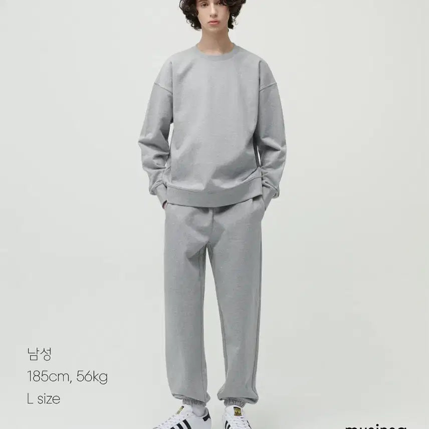 [BUNJANG] Musinsa Standard Heavyweight Oversized Sweatshirt Gray 3XL / 무탠다드 헤비웨이트 오버사이즈 맨투맨/스웨트셔츠 그레이 3XL 팝니다.