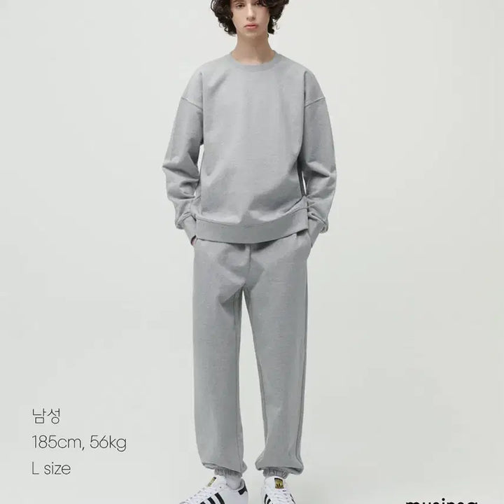 [BUNJANG] Musinsa Standard Heavyweight Oversized Sweatshirt Gray 3XL / 무탠다드 헤비웨이트 오버사이즈 맨투맨/스웨트셔츠 그레이 3XL 팝니다.