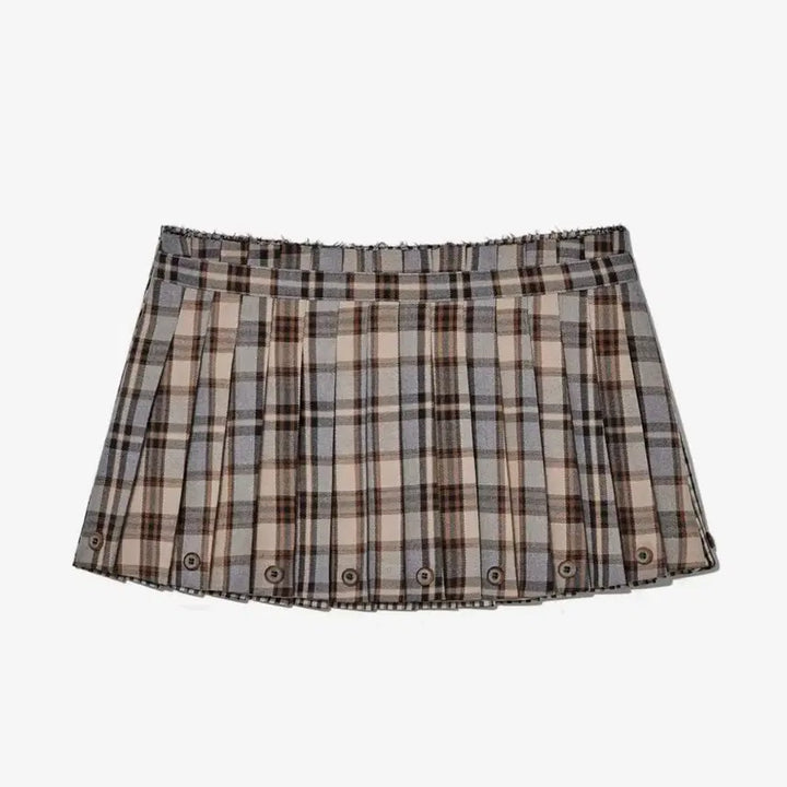 [BUNJANG] Glony Russell Plaid Mini Skirt / 글로니 RUSSELL PLAID SKIRT 러셀 미니 스커트 xs