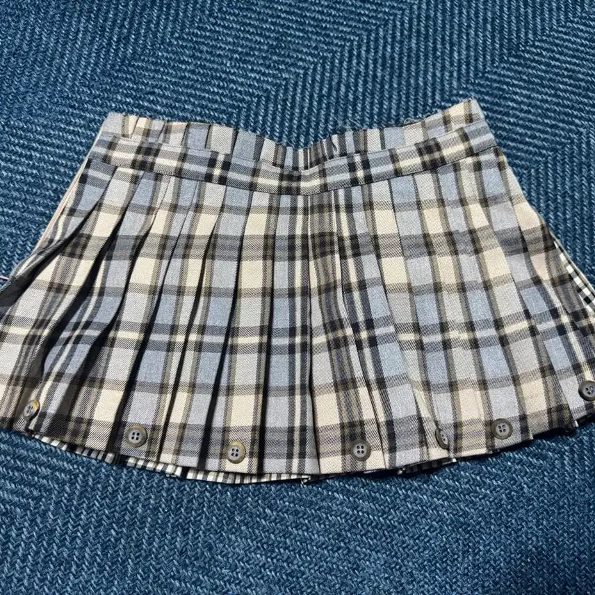 [BUNJANG] Glony Russell Plaid Mini Skirt / 글로니 RUSSELL PLAID SKIRT 러셀 미니 스커트 xs