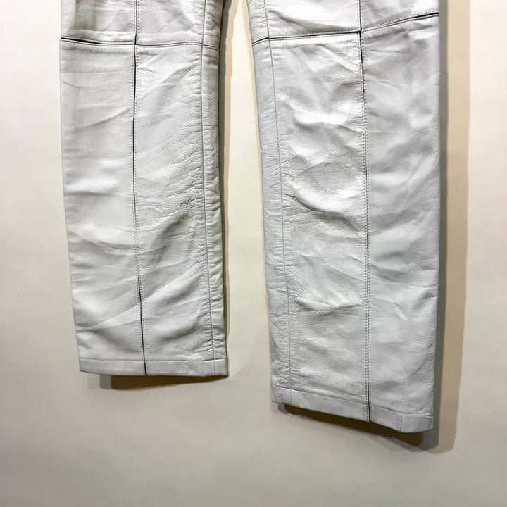 [BUNJANG] Ritsuko Shirahama Leather Low-Rise Pants (28) / RITSUKO SHIRAHAMA 레더 팬츠 로우라이즈(28)