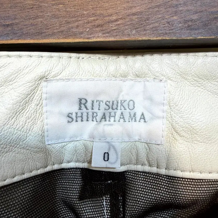 [BUNJANG] Ritsuko Shirahama Leather Low-Rise Pants (28) / RITSUKO SHIRAHAMA 레더 팬츠 로우라이즈(28)