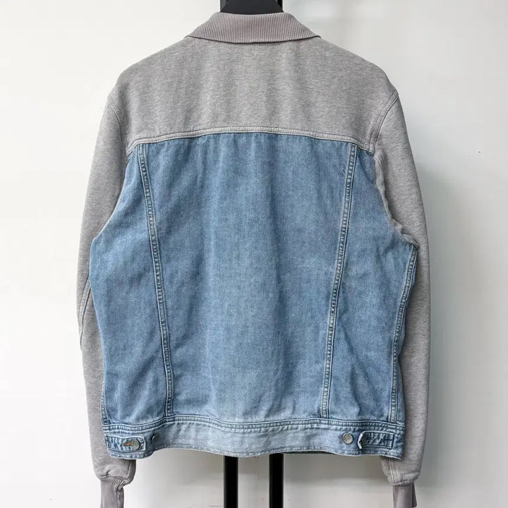[SOLD OUT] 돌체앤가바나 투 패널 데님앤스웻 집업 자켓