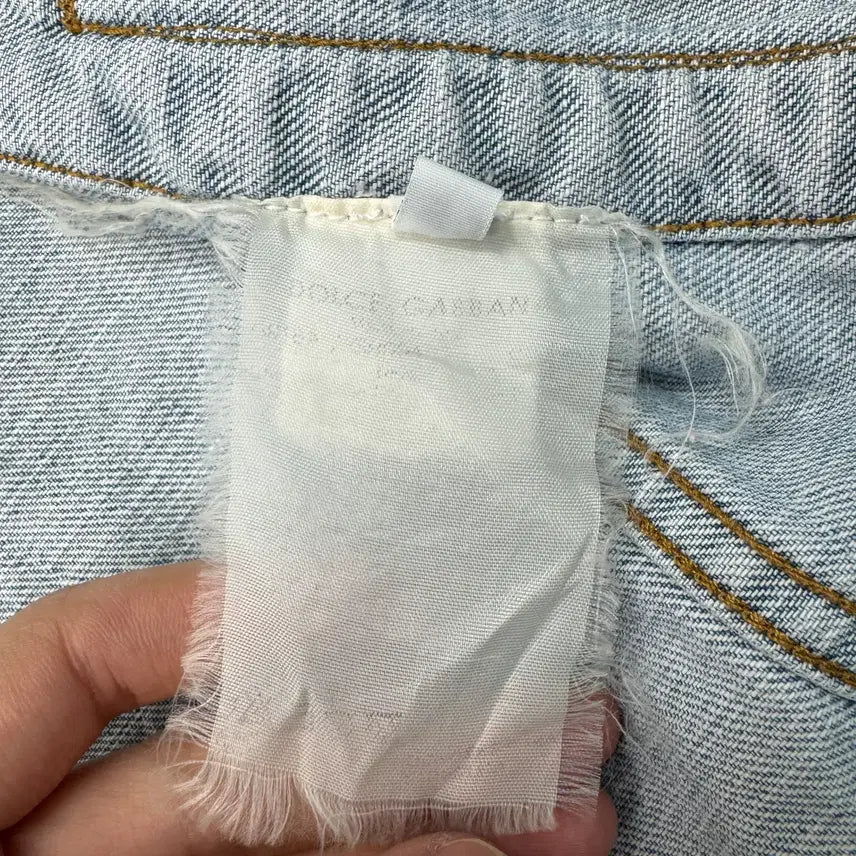 [SOLD OUT] 돌체앤가바나 투 패널 데님앤스웻 집업 자켓
