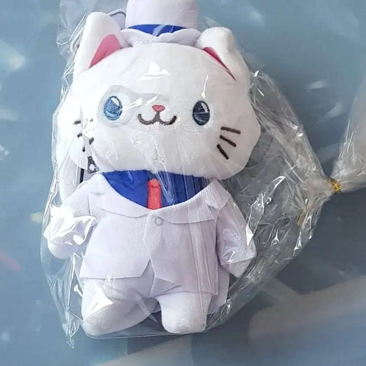 [BUNJANG] Detective Conan Kaitou Kid Neko Nui Cat Plush Doll / 명탐정코난 괴도키드 네코누이 고양이 인형
