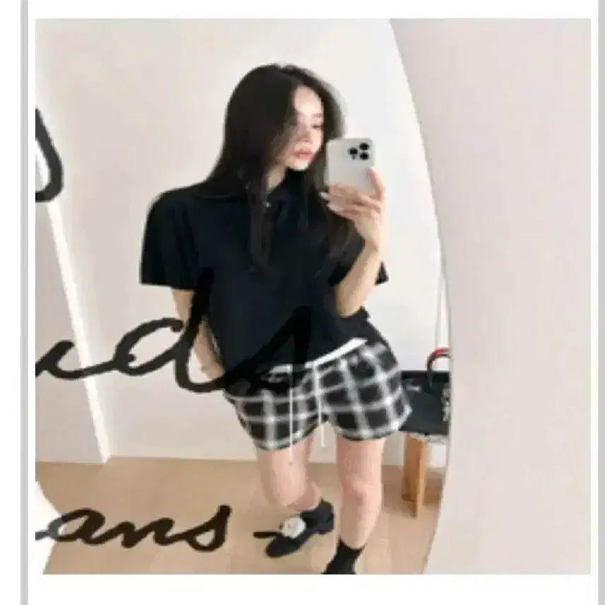 [BUNJANG] Partysu Ivory Short Sleeve Polo Shirt / 파티수 반팔 카라티 - 아이보리
