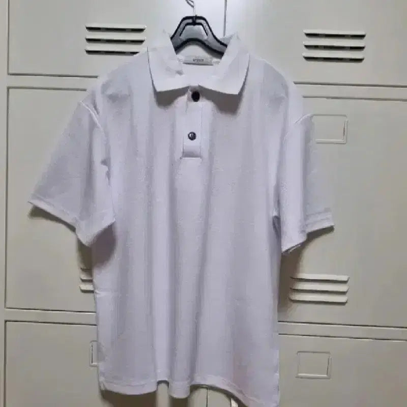 [BUNJANG] Partysu Ivory Short Sleeve Polo Shirt / 파티수 반팔 카라티 - 아이보리