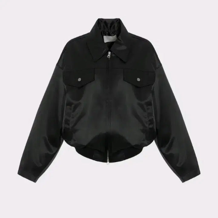 [SOLD OUT] 45번가 새틴 블루종 점퍼 - 블랙,프리