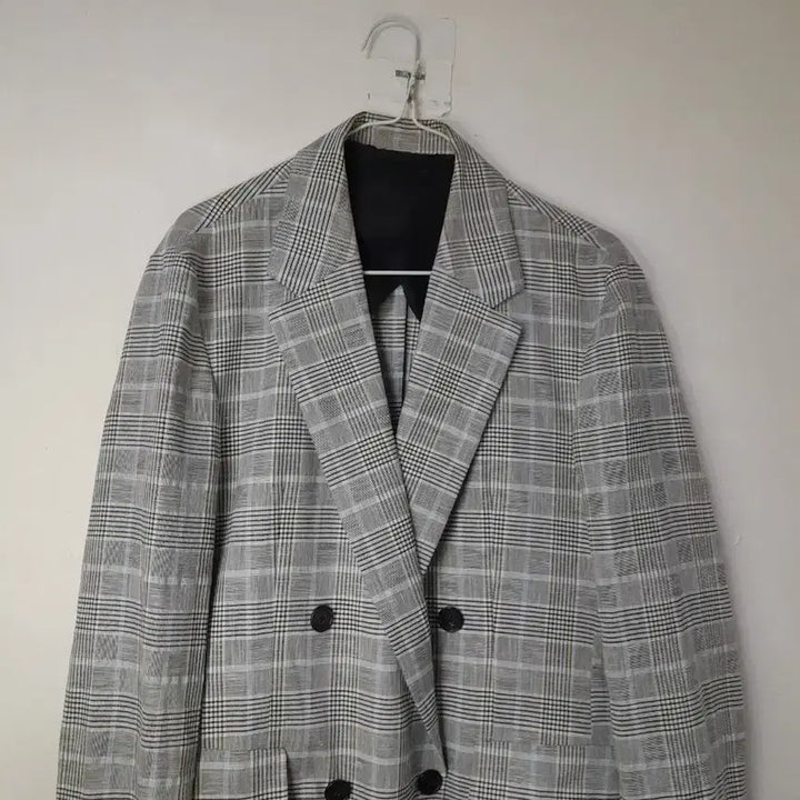 [BUNJANG] System Homme Double Check Linen Suit Set-up / 시스템옴므 더블 체크 린넨 정장셋업 100/32"