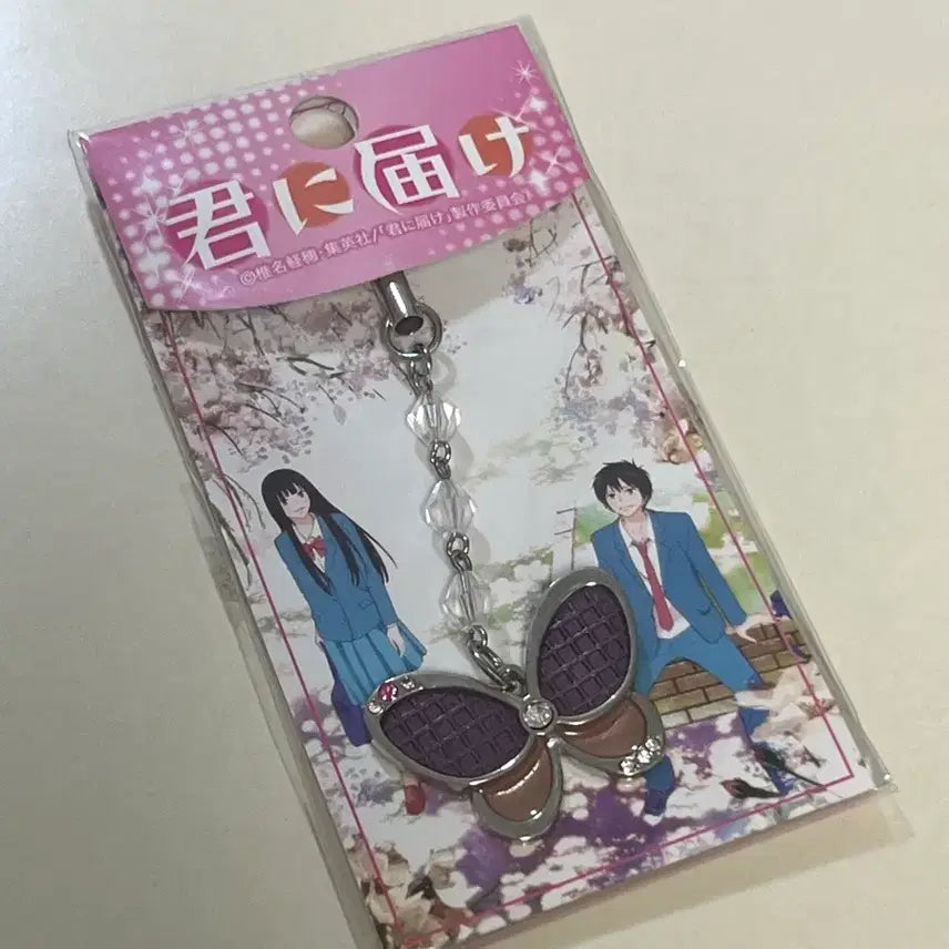 [BUNJANG] Kimi ni Todoke Sawako Hair Pin &amp; Strap / 너에게 닿기를 공식굿즈 사와코 머리핀 헤어핀 키링 스트랩