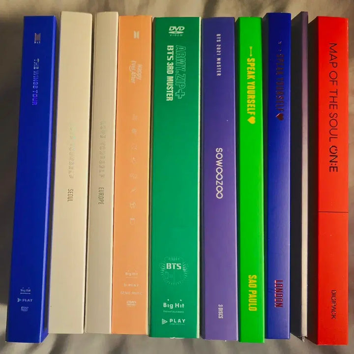 [BUNJANG] BTS Performance DVD Digipak Bundle Set / [오늘만]방탄 BTS 공연 DVD 디지팩 10세트 일괄(포토북아웃박스X)