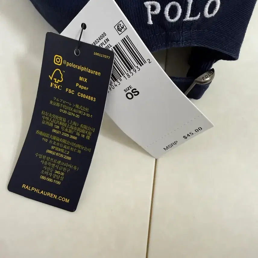 [BUNJANG] Polo Ralph Lauren Cap (Navy) / 폴로 랄프로렌 캡모자 (네이비)(새상품)