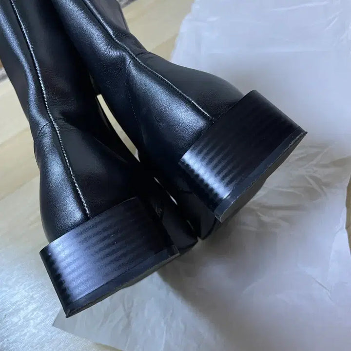 [BUNJANG] ZARA Leather Ankle Boots / 자라 가죽 부츠 블랙 40