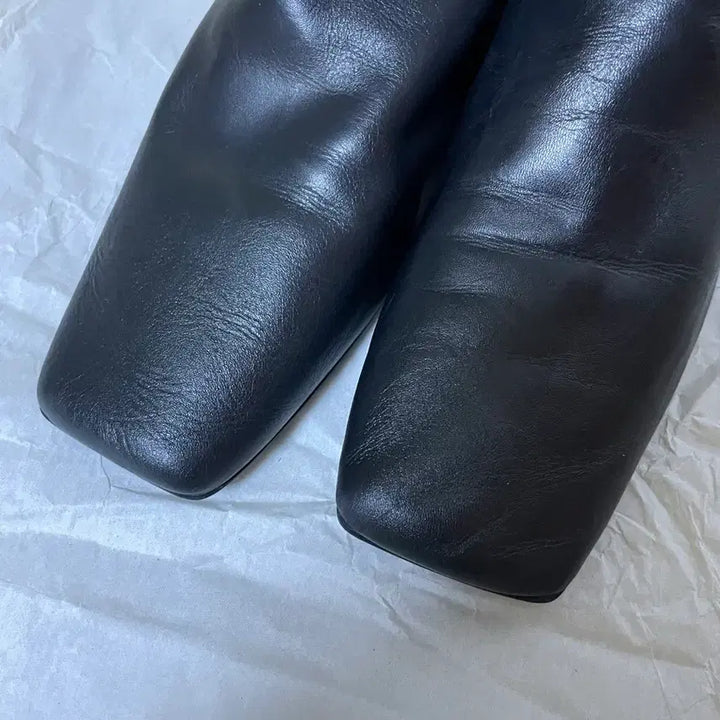 [BUNJANG] ZARA Leather Ankle Boots / 자라 가죽 부츠 블랙 40