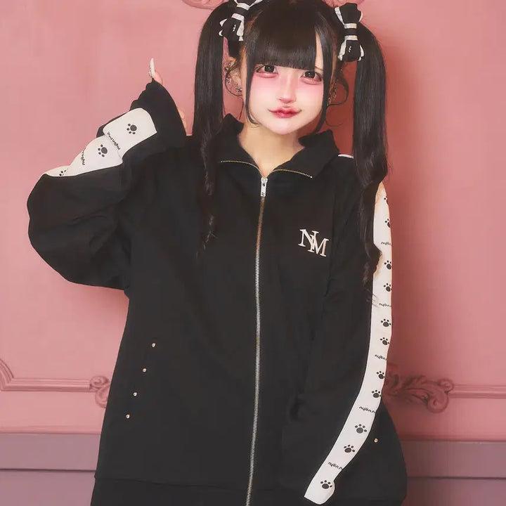 [BUNJANG] Nyanme Training Suit Set / nyanme 냥메 트레이닝복 저지 셋업