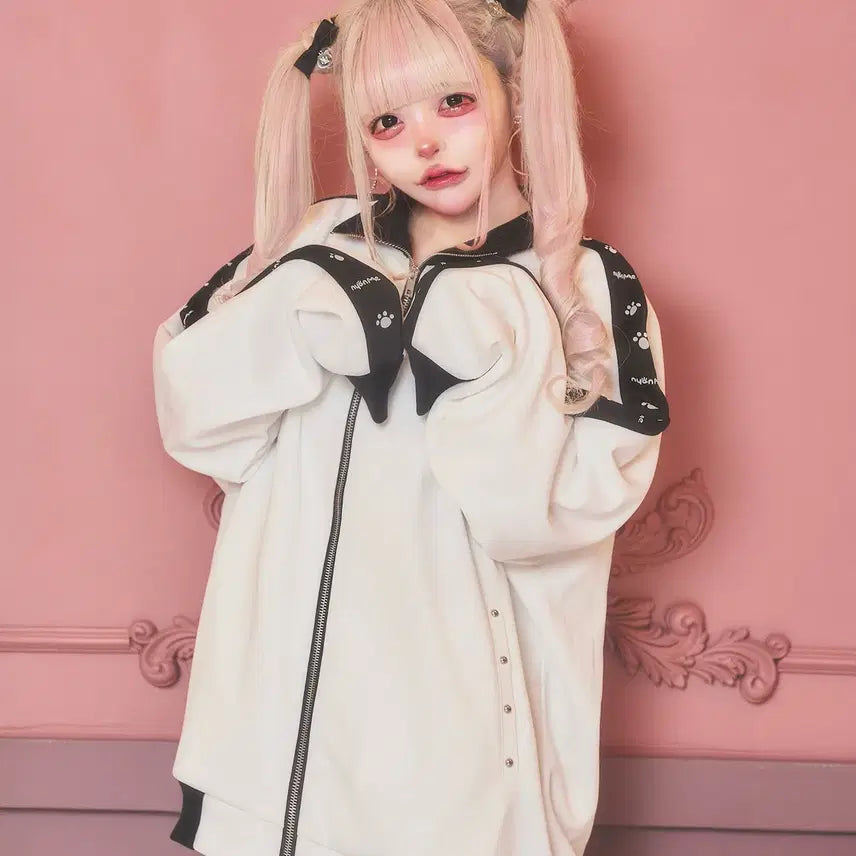 [BUNJANG] Nyanme Training Suit Set / nyanme 냥메 트레이닝복 저지 셋업