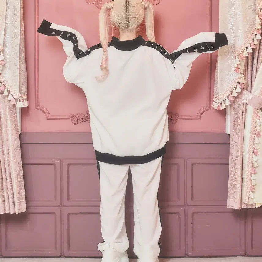 [BUNJANG] Nyanme Training Suit Set / nyanme 냥메 트레이닝복 저지 셋업
